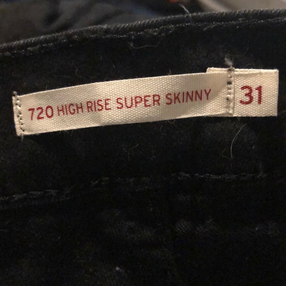 Levi’s 720 black jeans petite